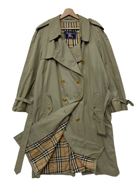 VTG BURBERRY NOVACHECK TRENCH COAT 